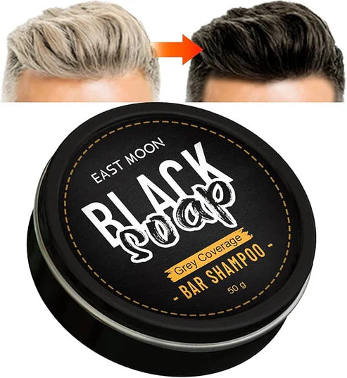 EAST MOON - Black Soap Bar Shampoo (Original) My Store