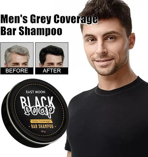 EAST MOON - Black Soap Bar Shampoo (Original) My Store