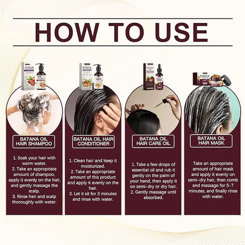 EELHOE - Batana Oil Hair Care Set (Original) My Store